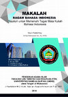 Research paper thumbnail of MAKALAH RAGAM BAHASA INDONESIA-edited by RIFAI.docx