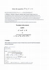 Research paper thumbnail of Solve the Transcendental equation x^p+a*x^q-c=0 in C