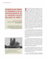 Research paper thumbnail of Las polémicas historiográficas sobre el románico en la primera mitad del siglo XX. Parte I