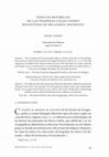 Research paper thumbnail of Tópicos retóricos de las primeras colecciones de milagros (θαύματα)