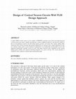 Research paper thumbnail of Design of Cortical Neuron Circuits With VLSI Design Approach