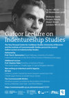 Research paper thumbnail of The Yesu Persaud Centre for Caribbean Studies (University of Warwick) and the Institute of Commonwealth Studies present the second Gafoor Lecture on Indentureship Studies