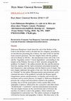 Research paper thumbnail of review of Dubosson-Sbriglione, Lara. Le culte de la Mère des dieux dans l'Empire romain. Potsdamer Altertumwissenschaftliche Beiträge 62. Stuttgart: Franz Steiner Verlag, 2018. 551 p. €78,00 (pb). ISBN 9783515119900, in BMCR, novembre 2018, http://bmcr.brynmawr.edu/2018/2018-11-07.html.