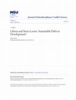 Research paper thumbnail of Liberia and Sierra Leone: Sustainable Paths to Development