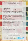 Research paper thumbnail of [2018] Seminario «La frontera del color: Arte, ciencia y representación entre el Barroco y la Ilustración». Máster de Estudios Avanzados en Historia del Arte Español. Universidad Complutense de Madrid