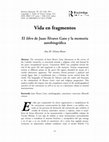 Research paper thumbnail of Vida en fragmentos: el libro de Juan Álvarez Gato y la memoria autobiográfica