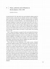 Research paper thumbnail of Music, authority and civilization in Rio de Janeiro, 1763–1790 (2011)