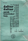 Research paper thumbnail of TABEL KONSTRUKSI BAJA.pdf