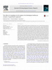 Research paper thumbnail of The effects of sampling on the analysis of archeological molluscan remains: A quantitative approach