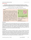 Research paper thumbnail of Evaluation on Structural and Thermoanalytical Properties of a Novel Heterocyclic Schiff Base Derived from 3-Formylindole and its Metal Chelates