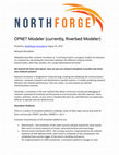 Research paper thumbnail of OPNET Modeler (currently, Riverbed Modeler) Network Simulation