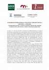 Research paper thumbnail of CONGRESO INTERNACIONAL «CINCUENTA AÑOS DE NOVELA ESPAÑOLA (1970-2019)» . PRIMERA CIRCULAR