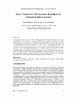 Research paper thumbnail of SOFT COMPUTING TECHNIQUES FOR PROCESS CONTROL APPLICATIONS