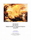 Research paper thumbnail of Into the Fire: Religious Sacrifice in Comparative Persepective