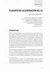 Research paper thumbnail of Filosofía de la Generación del 20 en Guatemala