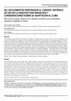 Research paper thumbnail of DE LOS ELEMENTOS PERFORADOS AL COBOGÓ: HISTÓRICO DE USO EN LA ARQUITECTURA BRASILERA Y CONSIDERACIONES SOBRE SU ADAPTACIÓN AL CLIMA Brick vents to Cobogó: history of use in Brazilian architecture and considerations regarding its adaptation to climate