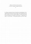 Research paper thumbnail of GERLI M., "Le SSH di fronte alla sfida della progettazione europea. Vincoli e opportunità nel 7PQ (2007-2013)", in L. Cimmino, L. Fanò, C. Petrillo, A. Santambrogio, E. Stanghellini, F. Veronesi (a cura di), "Fare Scienza Oggi", Morlacchi Editore, Perugia 2018, pp. 373-389