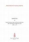 Research paper thumbnail of RECENSIONE a: TAVOSANIS, Mirko, Lingue e intelligenza artificiale. Roma, Carocci, 2018, in "Nuovi annali della Scuola speciale per archivisti e bibliotecari", a. XXXII (2018), p. 301-305.