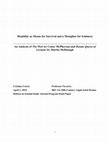 Research paper thumbnail of Disability as Means for Survival and a Metaphor for Irishness: An Analysis of The Weir by Conor McPherson and Beauty Queen of Leenane by Martin McDonagh: Hofstra in Ireland Study Abroad Program