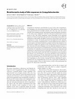 Research paper thumbnail of Minireview: bioinformatic study of bile responses in Campylobacterales