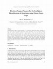 Research paper thumbnail of Decision Support System for the Intelligient Identification of Alzheimer using Neuro Fuzzy logic