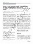 Research paper thumbnail of Note sur la révision des moyens techniques permettant d'acquérir des données anthropométriques en contexte préventif