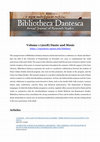 Research paper thumbnail of Bibliotheca Dantesca, Volume 1 (2018) "Dante and Music"