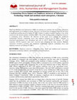 Research paper thumbnail of Commuting Stress Impact on Employee turnover of Information Technology Small and medium-sized enterprises, Chennai NithyajothiGovindaraju