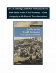 Research paper thumbnail of Tirthankar Roy's (2012) India in the World Economy – From Antiquity to the Present: Two observations