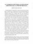 Research paper thumbnail of LA CONFRONTACIÓN ENTRE ALGUNOS TEXTOS ARISTOTÉLICOS Y LA POSICIÓN BRUNIANA