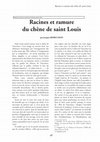 Research paper thumbnail of Racines et ramure du chêne de saint Louis