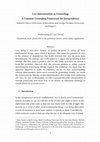 Research paper thumbnail of Law-determination as Grounding: A Common Grounding Framework for Jurisprudence