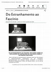 Research paper thumbnail of Observatorio da Internet - Estranhamento ao Fascíinio (2018 - publicado).pdf