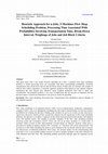 Research paper thumbnail of Heuristic Approach for n-Jobs, 3-Machines Flow Shop Scheduling Problem, Processing Time Associated With Probabilities Involving Transportation Time, Break-Down Interval, Weightage of Jobs and Job Block Criteria