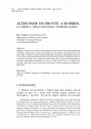 Research paper thumbnail of Althusser di fronte a Hobbes. La critica dell’umanismo individualista