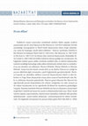 Research paper thumbnail of Michael Ebstein. Mysticism and Philosophy in al-Andalus: Ibn Masarra, Ibn al-‘Arabī and the Ismā‘īlī Tradition. Leiden: Brill, 2014. 276 sayfa. ISBN: 9789004255364.