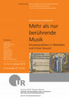 Research paper thumbnail of Workshop "Mehr als nur berührende Musik: Musizierpraktiken in Mittelalter und Früher Neuzeit"