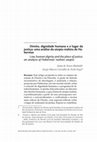 Research paper thumbnail of Direito, dignidade humana e o lugar da justiça: uma análise da utopia realista de Habermas   Law  Human dignity and the place of justice: an analysis of Habermas' realistic utopia