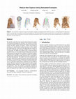 Research paper thumbnail of Robust Hair Capture Using Simulated Examples Adobe Research (a) (b) (c) (d) (e) (f) (g