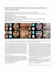 Research paper thumbnail of High-Fidelity Facial Reflectance and Geometry Inference From an Unconstrained Image