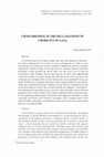 Research paper thumbnail of Cross-dressing in the Declamations of Choricius of Gaza