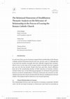 Research paper thumbnail of The Relational Dimension of Disaffiliation: Thematic Analysis on the Relevance of Relationship in the Process of Leaving the Roman-Catholic Church.