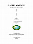 Research paper thumbnail of Makalah HADITS MAUDHU