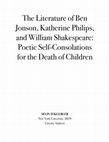 Research paper thumbnail of Renaissance Poetics and the Death of Children