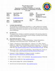 Research paper thumbnail of 5100 590 - Q workshop syllabus - Summer Intersession_Ramlo - 2012_Revised 5-21-2012.doc