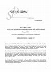 Research paper thumbnail of CALL FOR PAPERS: Tra il dire e il fare. Street-level bureaucracy e implementazione delle politiche sociali