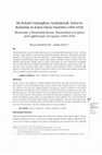 Research paper thumbnail of Bir Buharlı Güzergâhını Aydınlatmak: Kıbrıs’ta Buharlılar ve Kıbrıs Deniz Fenerleri (1850-1878)