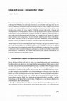 Research paper thumbnail of Islam in Europa - europäischer Islam?