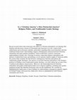 Research paper thumbnail of Is a "Christian America" a More Patriarchal America? Religion, Politics, and Traditionalist Gender Ideology