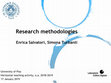 Research paper thumbnail of Research methodologies and citations